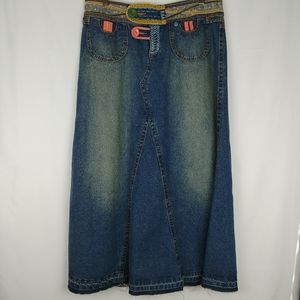 CAbi An Original By Carol Anderson Denim Skirt